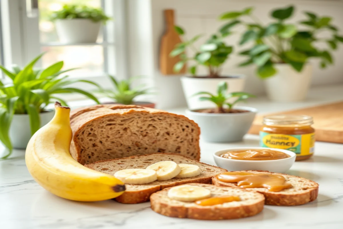 What are the benefits of banana with bread?