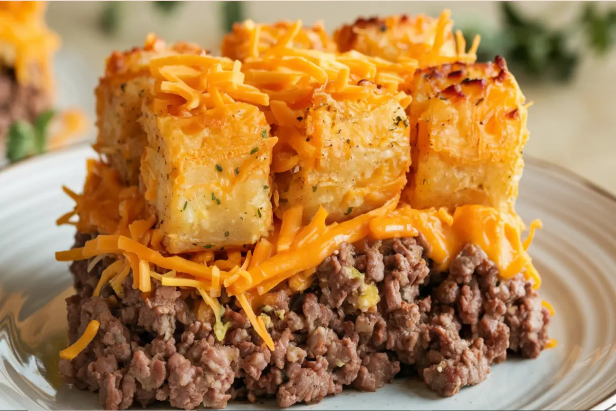 What is tater tot casserole made of?