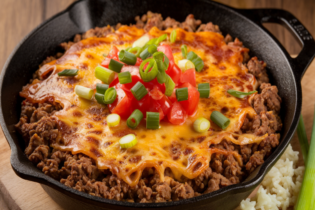 How to cook ground beef in a skillet