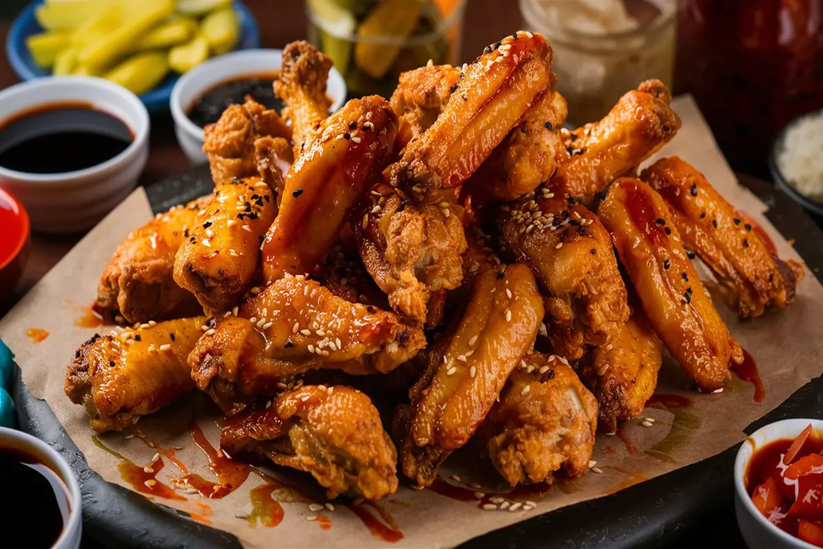 Crispy fried chicken wings recipe