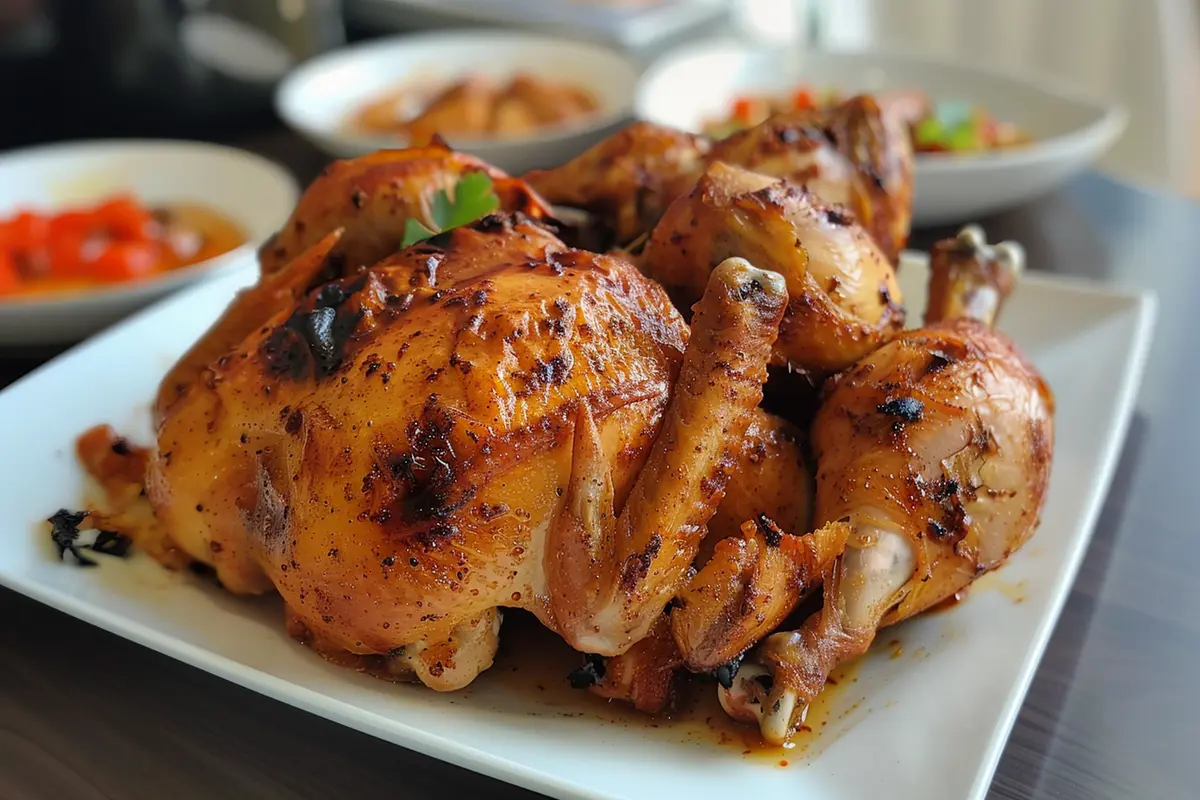 Spicy Rapid Roast Chicken