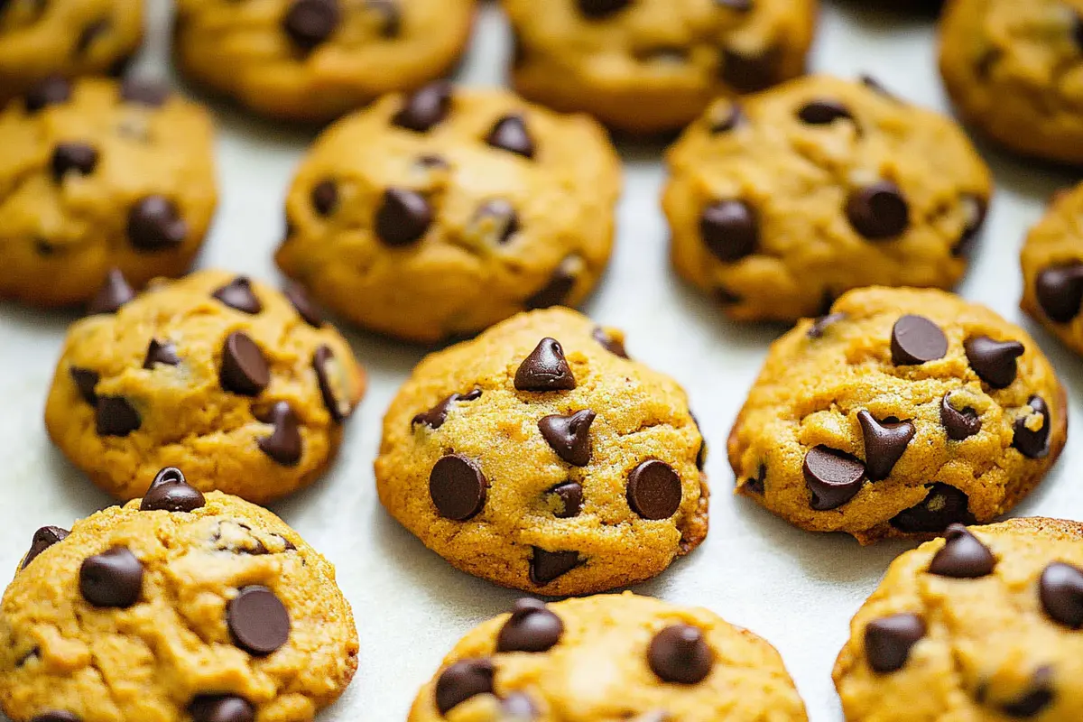 Pumpkin Chocolate Chip Cookies